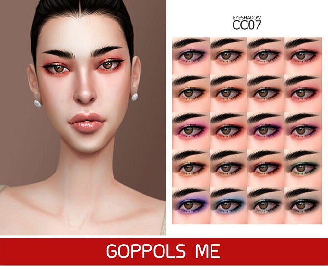 Sims 4 GPME GOLD Eyeshadow CC 07 at GOPPOLS Me