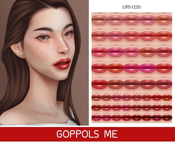 Gpme Gold Sims 4 Lipstick Cc01