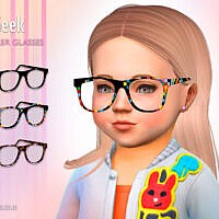 Geek Toddler Sims 4 Glasses