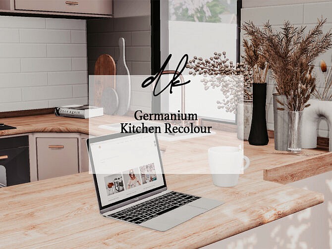 Sims 4 Germanium Kitchen Recolour at DK SIMS