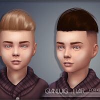 Gianluigi Sims 4 Hair For Kids