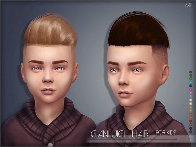 Gianluigi Sims 4 Hair For Kids