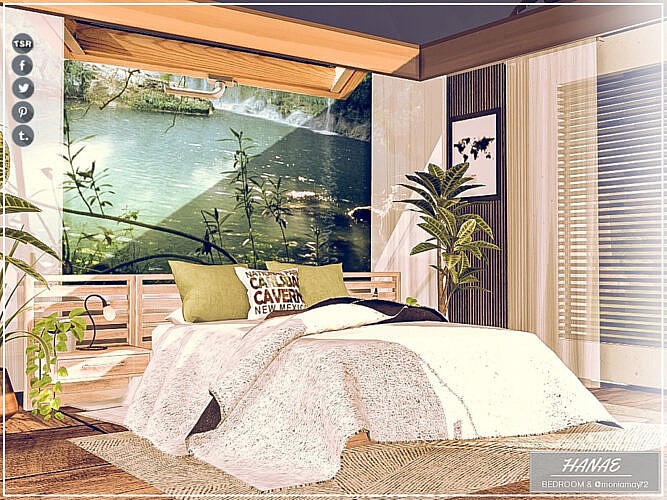 Hanae Sims 4 Bedroom
