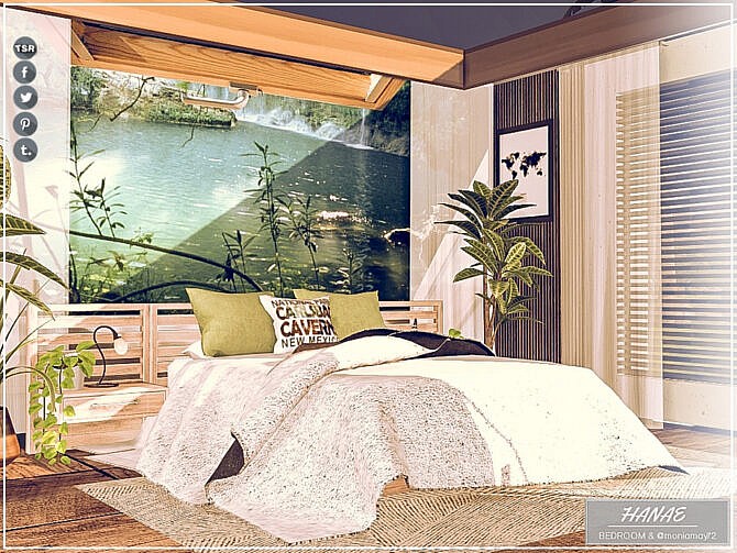 Sims 4 Hanae Bedroom by Moniamay72 at TSR