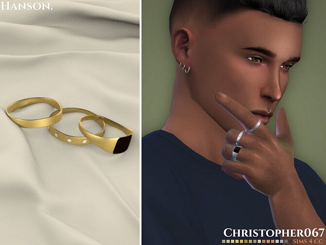 Sims 4 Hanson Rings by Christopher067 at TSR