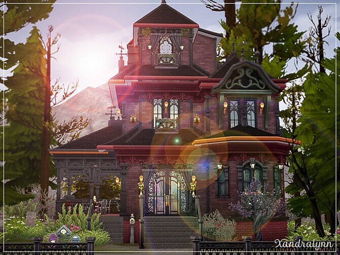 Sims 4 Haunted Manor by Xandralynn at TSR