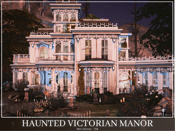 Sims 4 Haunted Victorian Manor by Mini Simmer at TSR
