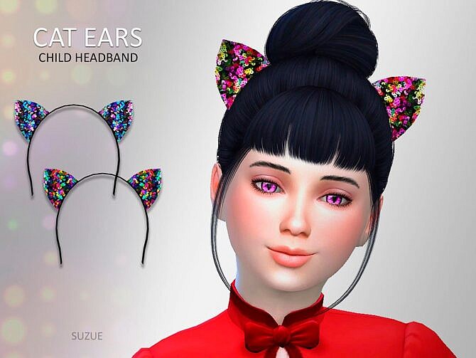 Sims 4 Cat Ears Child Headband by Suzue at TSR