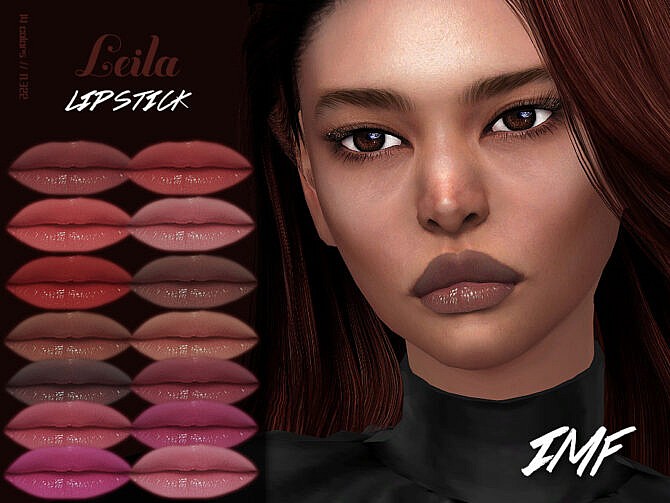 Sims 4 IMF Leila Lipstick N.322 by IzzieMcFire at TSR