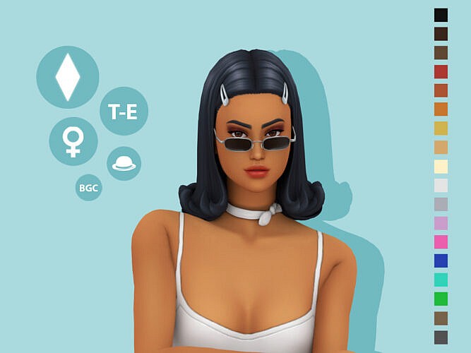 Jacklyn Sims 4 Hairstyle
