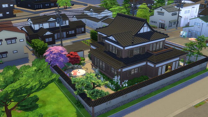 Sims 4 Japanese Kominka House by Dixie Nourmous at Mod The Sims 4