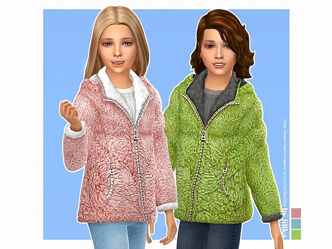 Sims 4 Jule Winter Jacket Girls by lillka at TSR