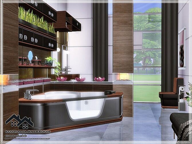 Sims 4 KONWALIA Bathroom by marychabb at TSR