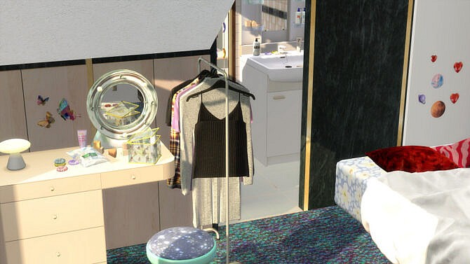 Sims 4 KOPO Apato Japanese apartment set at Slox