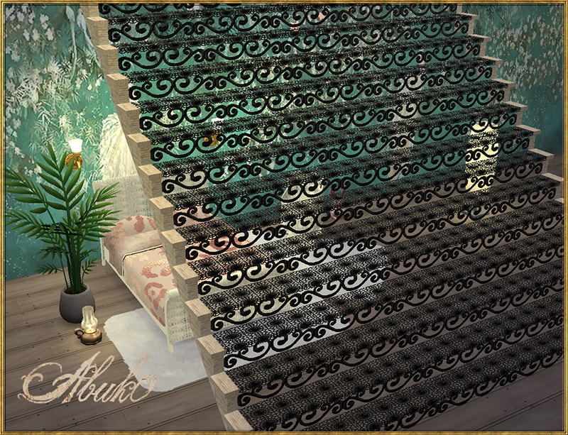 Kanavu Beds & Stairs at Abuk0 Sims4 » Sims 4 Updates