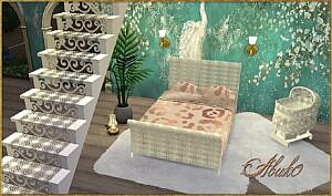 Kanavu Beds Stairs Sims 4
