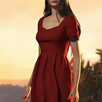 Keira Sims 4 Dress
