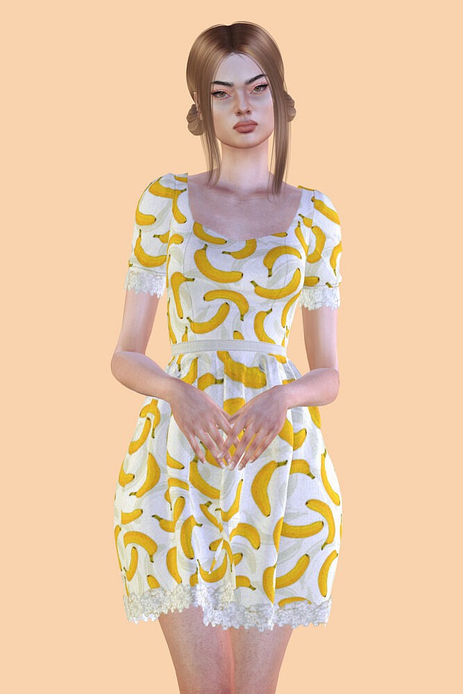 Sims 4 Keira Dress at Astya96