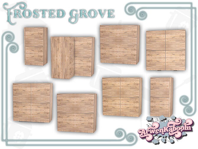 Sims 4 Kitchen Frosted Grove II by ArwenKaboom at TSR