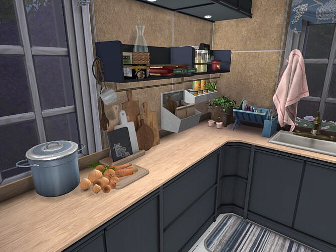Sims 4 Kitchen Mermaid Boathouse by fredbrenny at TSR