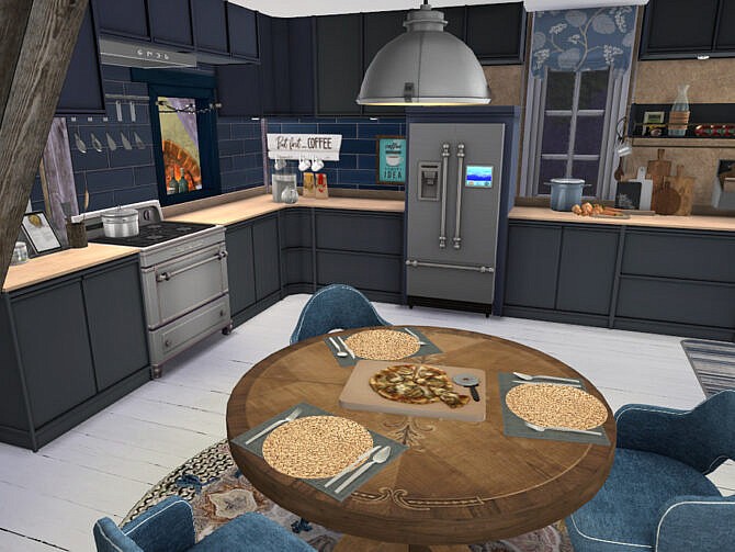 Sims 4 Kitchen Mermaid Boathouse by fredbrenny at TSR