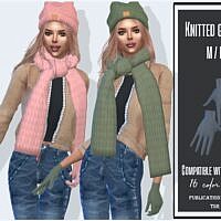 Knitted Sims 4 Gloves