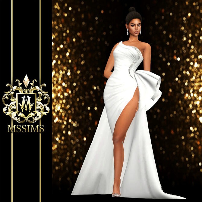 Sims 4 LENA GOWN at MSSIMS