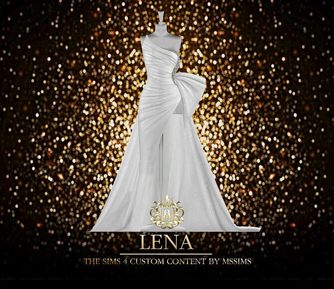 Sims 4 LENA GOWN at MSSIMS