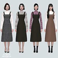 Lace Blouse Sims 4 Long Dress