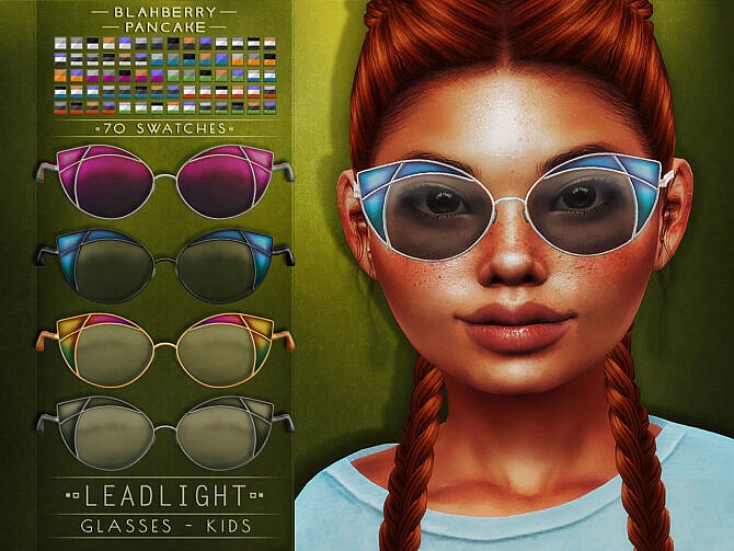 Sims 4 Leadlight & Posh Glasses at Blahberry Pancake