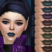 Lipstick 10 Hq Sims 4