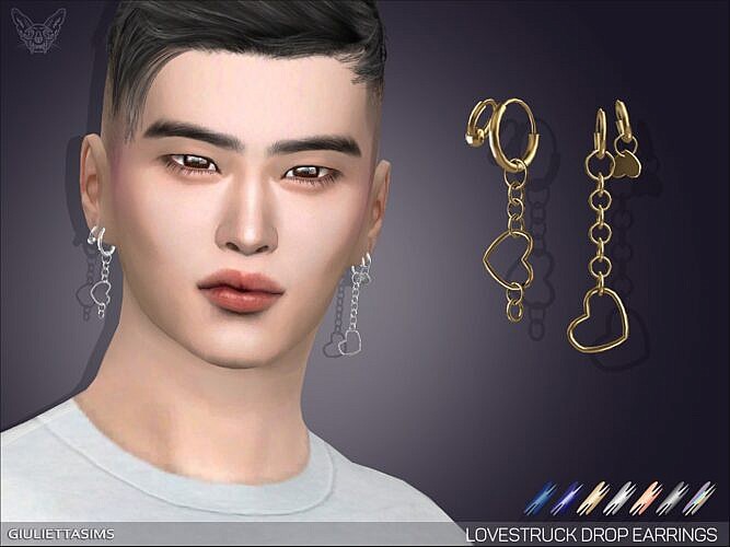 Lovestruck Drop Sims 4 Earrings