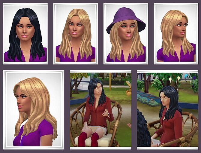 Sims 4 Macie Hair at Birksches Sims Blog