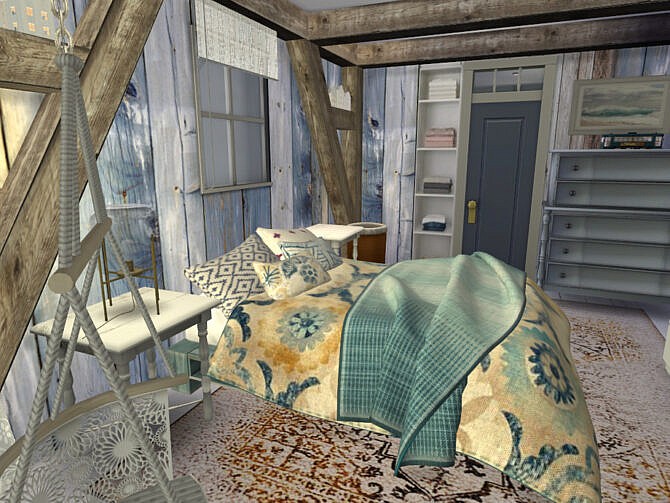 Sims 4 Master Bedroom by fredbrenny at TSR