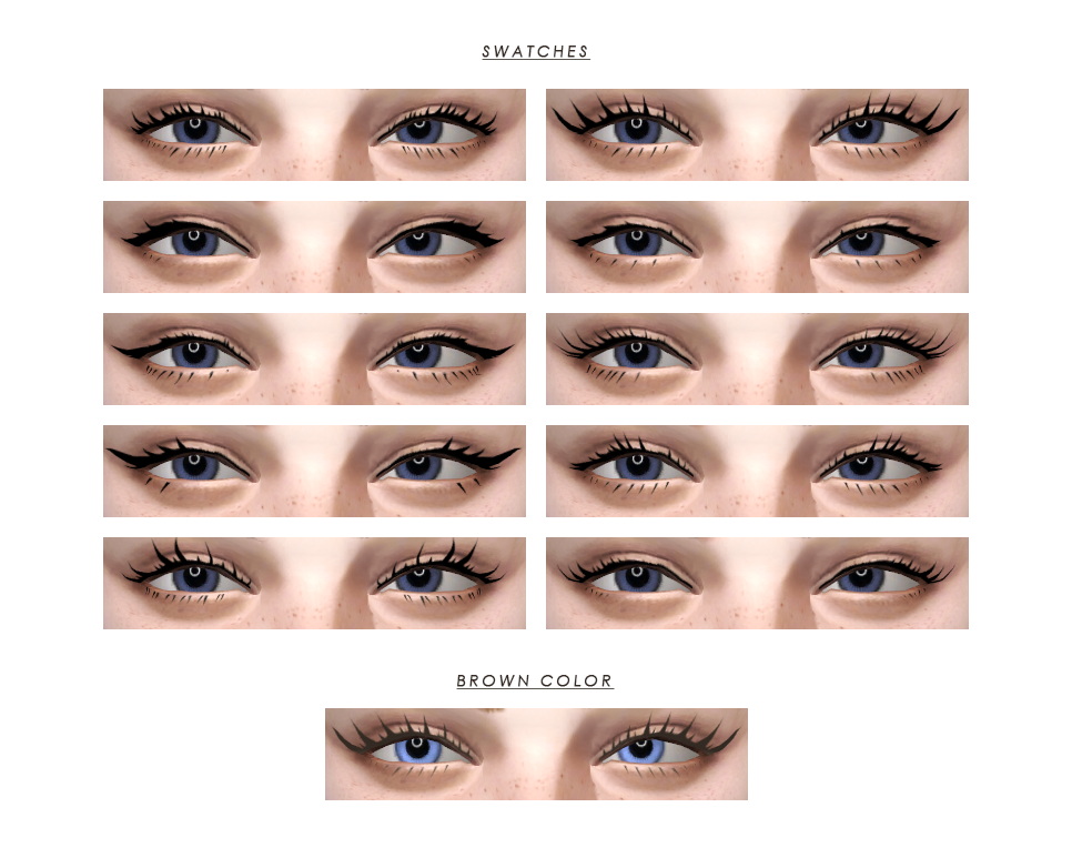 Sims 4 maxis match cc eyelashes - wisebda