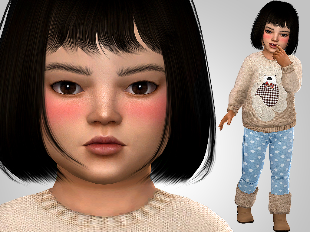 Sims 4 Kids Girl