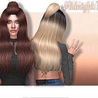 Midnight Fall Sims 4 Hair