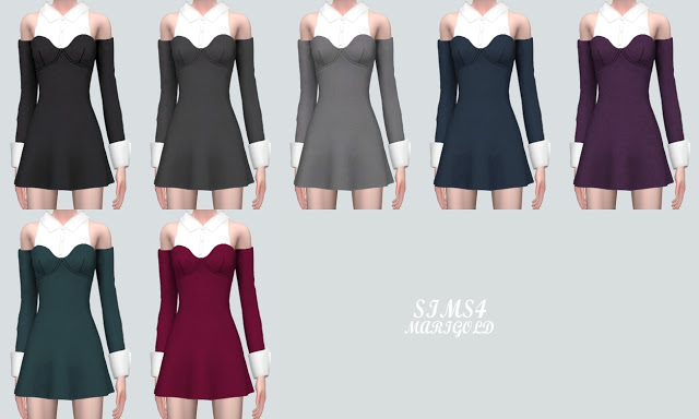 Sims 4 Mini Dress ST 7 at Marigold