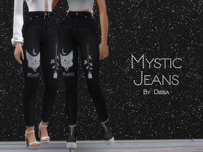 Sims 4 Mystic Jeans by Dissia at TSR