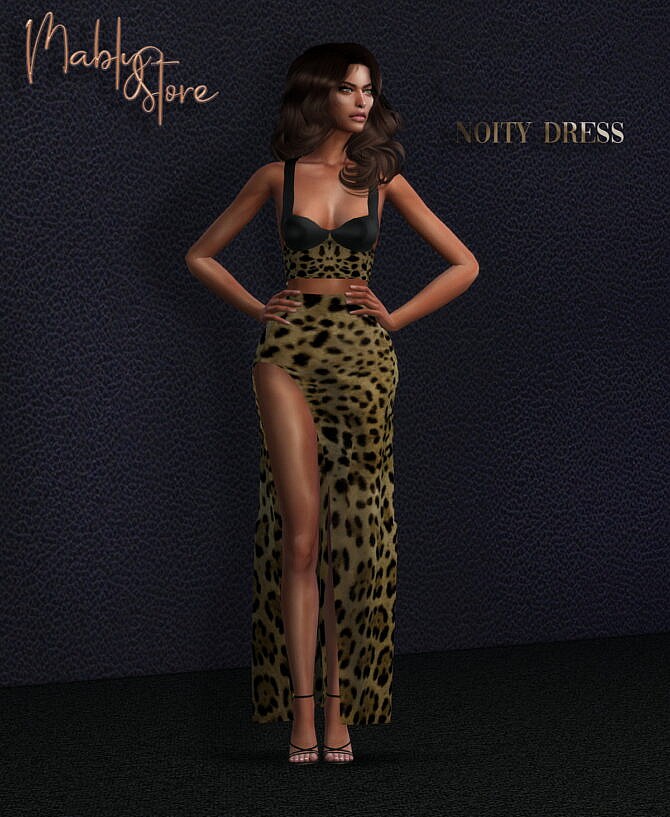 Sims 4 NOITY DRESS at Mably Store