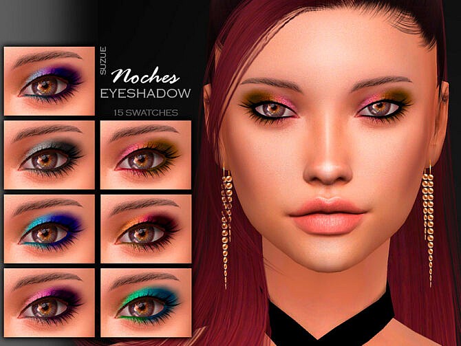 Sims 4 Noches Eyeshadow N8 by Suzue at TSR