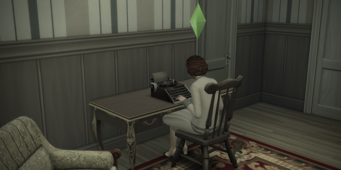 Sims 4 Office Secretary Vintage Career by Alpha Waifu at TSR