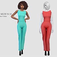 Pants Suit Sims 4 N 35