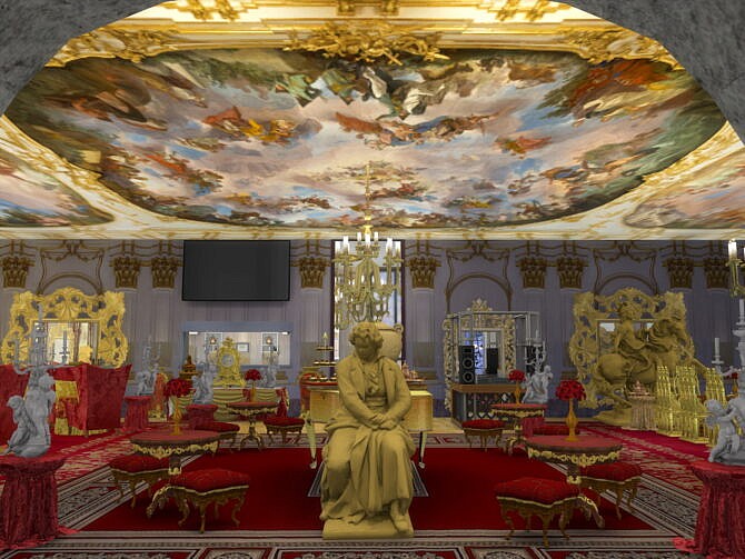 Sims 4 Schönbrunn Palace Ceilings & Walls at Anna Quinn Stories