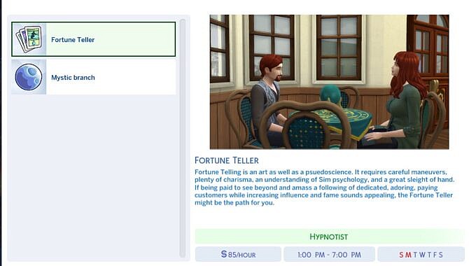 Paranormal Sims 4 Career