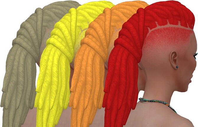 Sims 4 Paranormal Hair Recolors 1 at Annett’s Sims 4 Welt