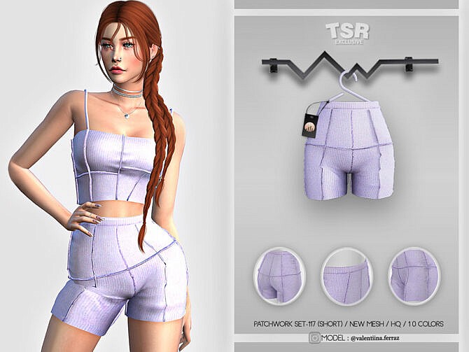 Sims 4 Patchworks SET 117 (SHORTS) BD434 by busra tr at TSR