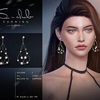 Pearl Sims 4 Earrings S Club Ll