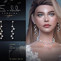 Pearl Earrings Sims 4