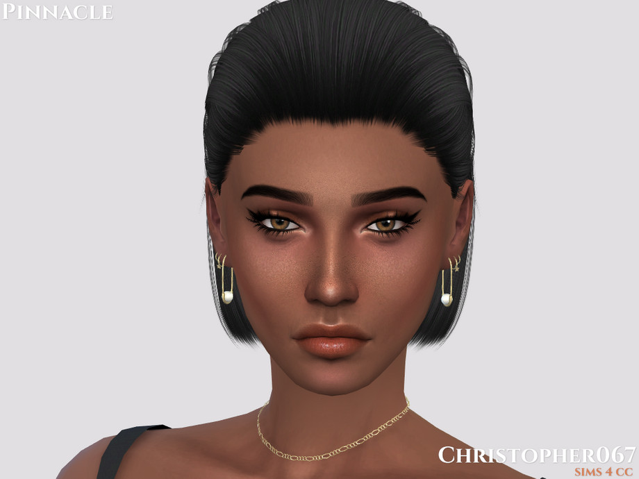 Pinnacle Earrings by Christopher067 at TSR » Sims 4 Updates